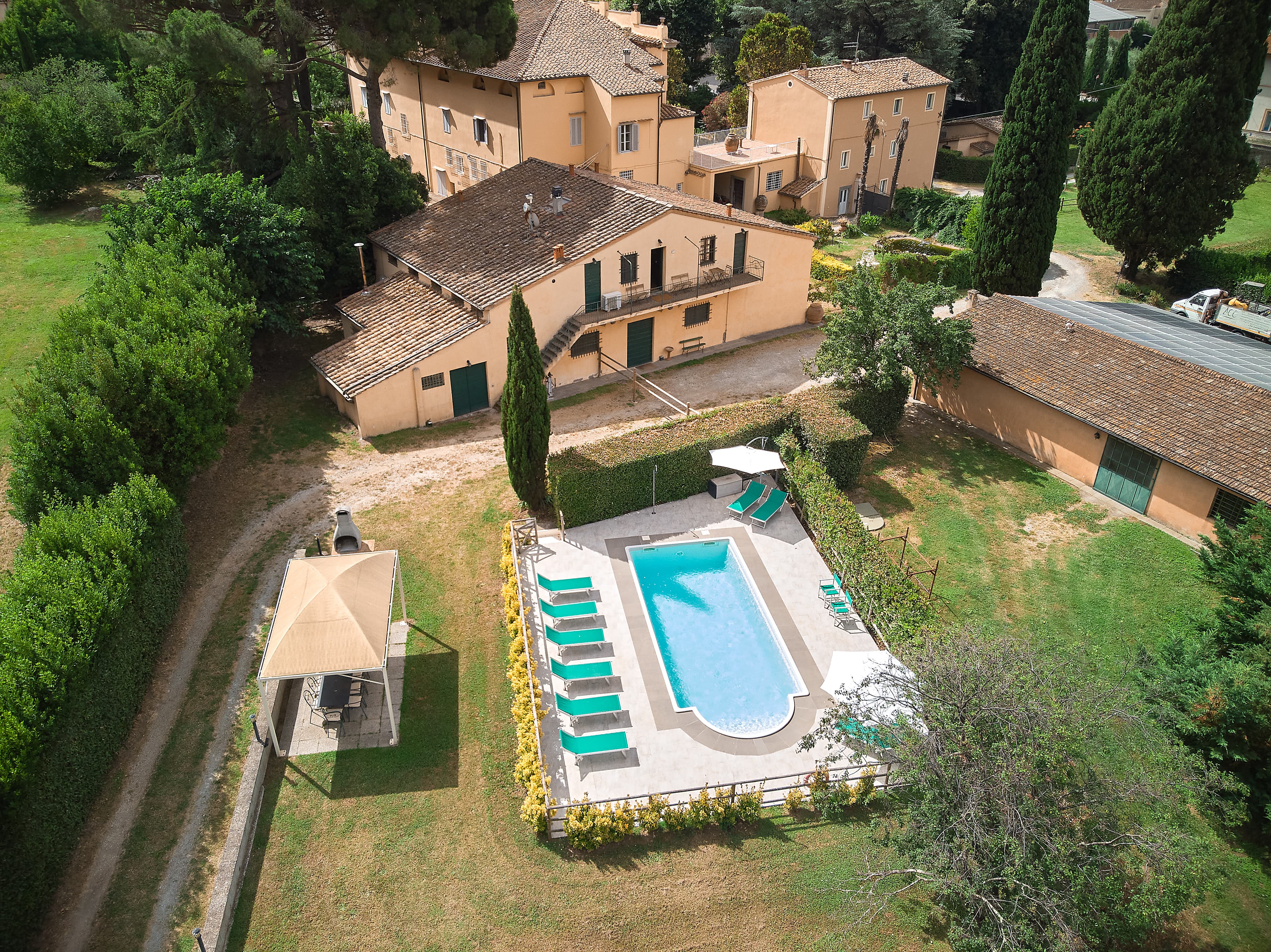 Frantoio villa at La Pieve