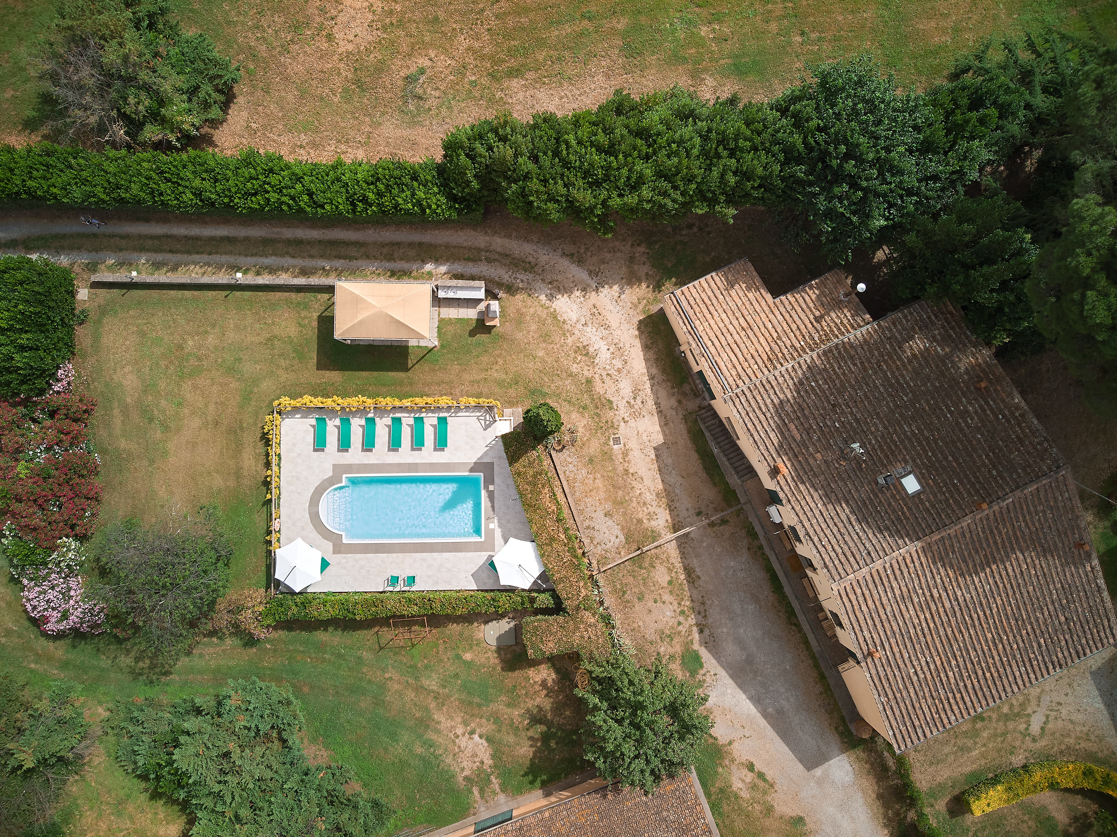 Frantoio villa at La Pieve