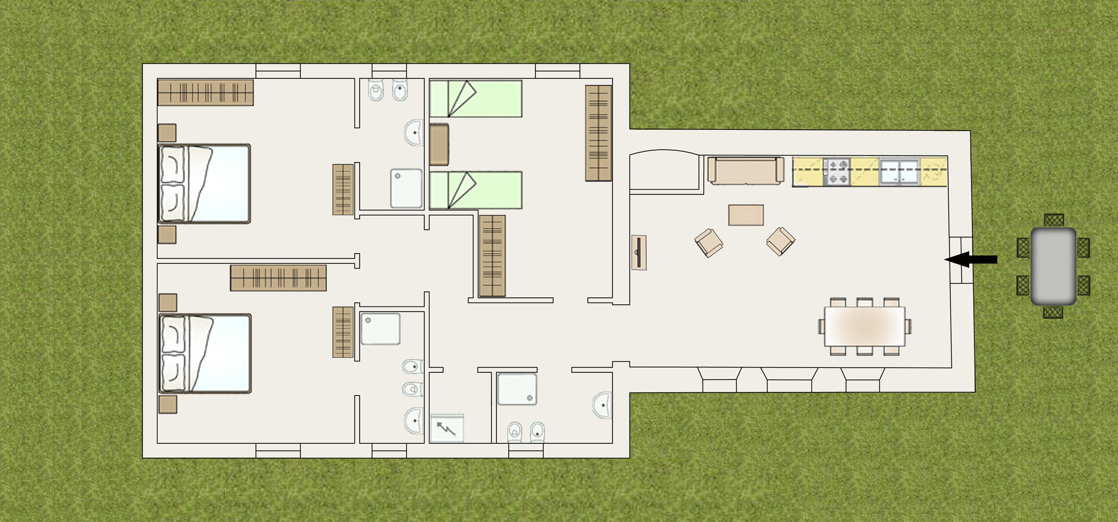 Oleandro floor plan